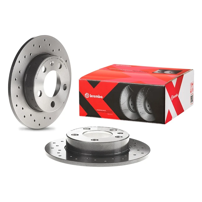 Brembo 08716511 Disco Freno UV Set di 2 Posteriore - Resistenza e Sicurezza