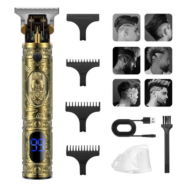 Tondeuse Cheveux Homme Mekeco Professionnelle LCD Rechargeable Coupe 0mm