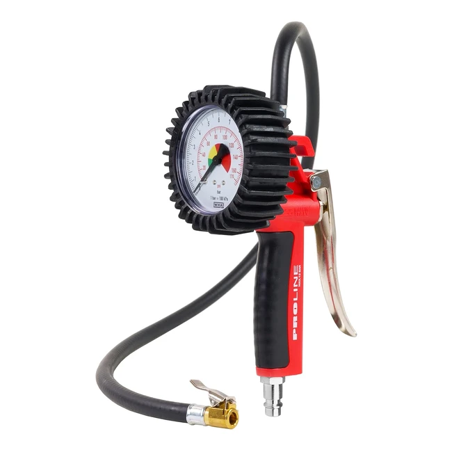 Pistolet gonfleur pneus voiture et camion Wika 80mm - Pression manometre