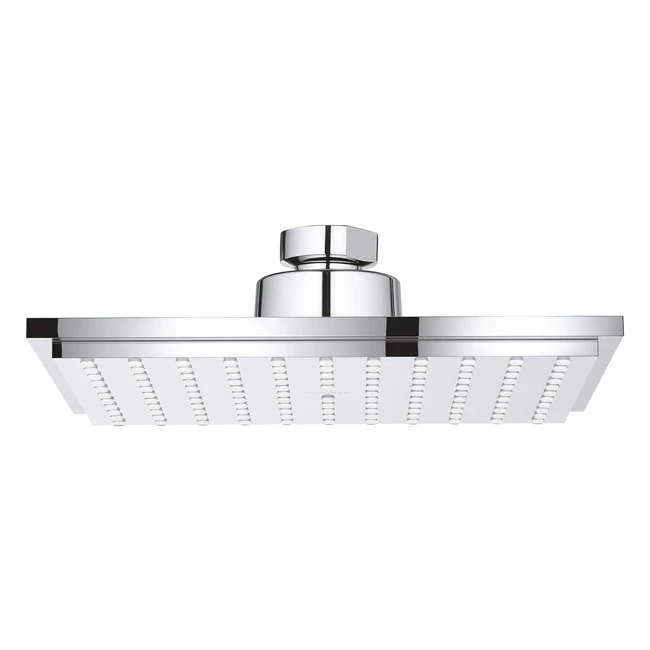 Soffione doccia Grohe Euphoria Cube 150mm Cromo EcoJoy 27705000 - Design contemporaneo