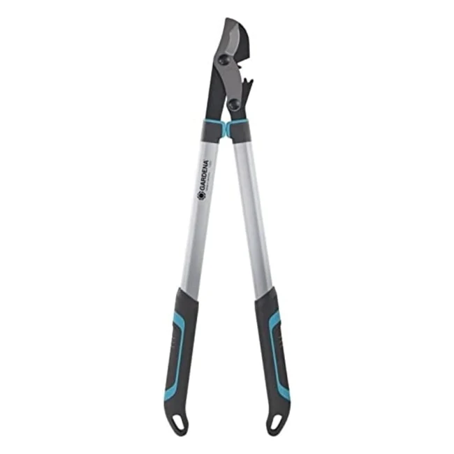 GARDENA Astschere 12007 Schwarz Silber Türkis 750mm Kraftersparnis Exakter Schnitt