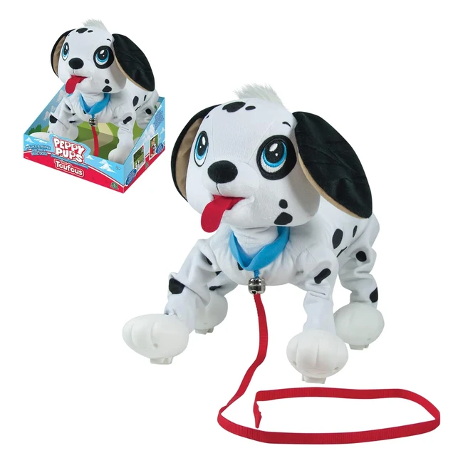 Peluche Les Toufous Dalmata Pep002 - Morbido e Divertente Giocattolo per Bambini