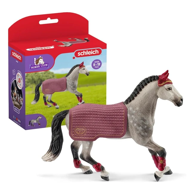 Figurine Cheval Schleich 42456 Trakehner Concours Equestre Jouet Authentique