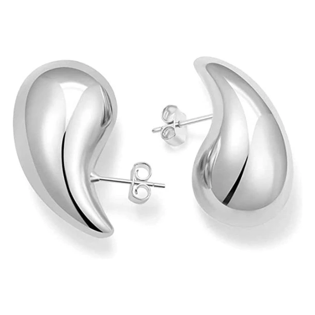 Boucles d'oreilles femme hypoallergénique chunky - AUCUU #1234 - Pour femme et fille