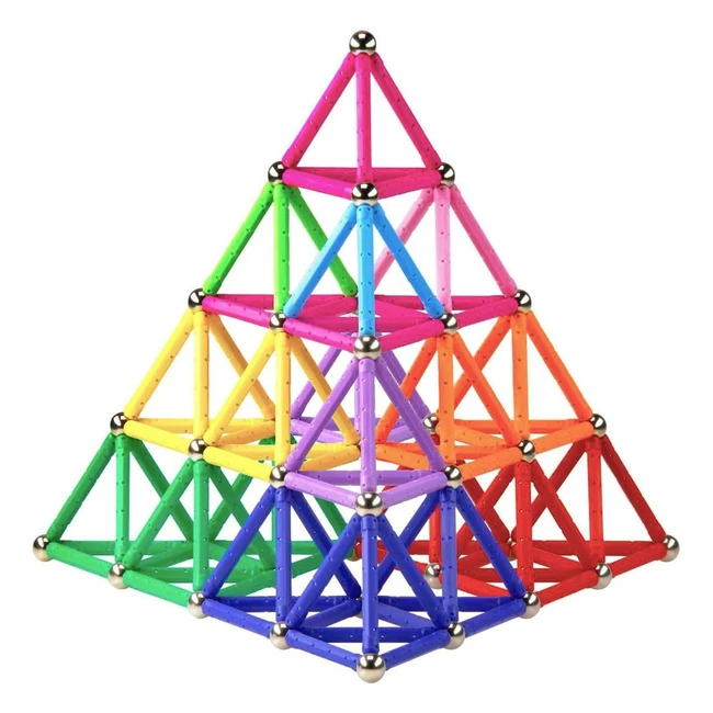 Kit Costruzione Magnetico 161 Pezzi - Giocattoli Educativi per Bambini - Funifinds