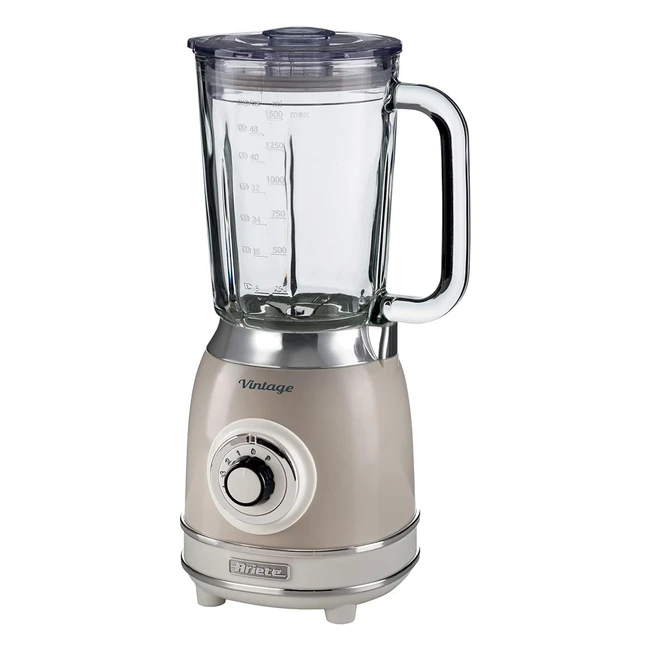 Mixeur en verre vintage 583 Ariete - Blender multifonctionnel 4 lames 4 vitesses 1000W