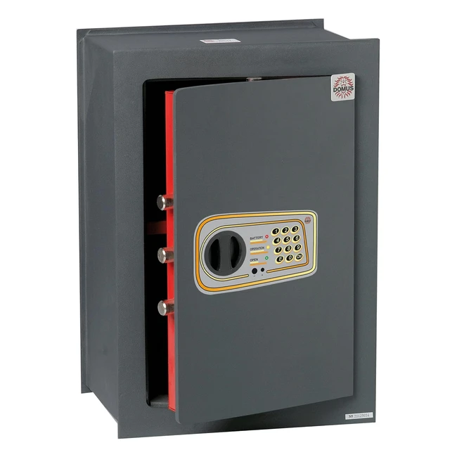 Arregui Logica DDL7 Wandtresor mit Zahlenschloss - Tresor Wandmontage - Elektronikschloss - Doppelbolzenverriegelung