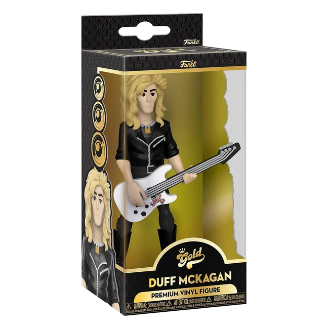 Funko Gold Guns N Roses Duff McKagan 5" Chase Variante 16 Probabilidades Vinilo Coleccionable