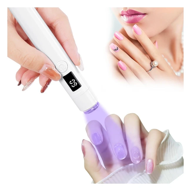 Mini Lampada UV LED Unghie 3W - URAQT - Ricaricabile e Portatile