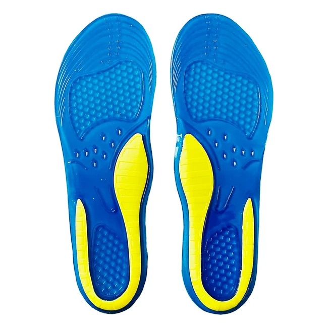 Goofort Gel Insoles - Pain Relief, 3DXPain Technology, Breathable, Anti-Odor, Trimable, Ergonomic Design