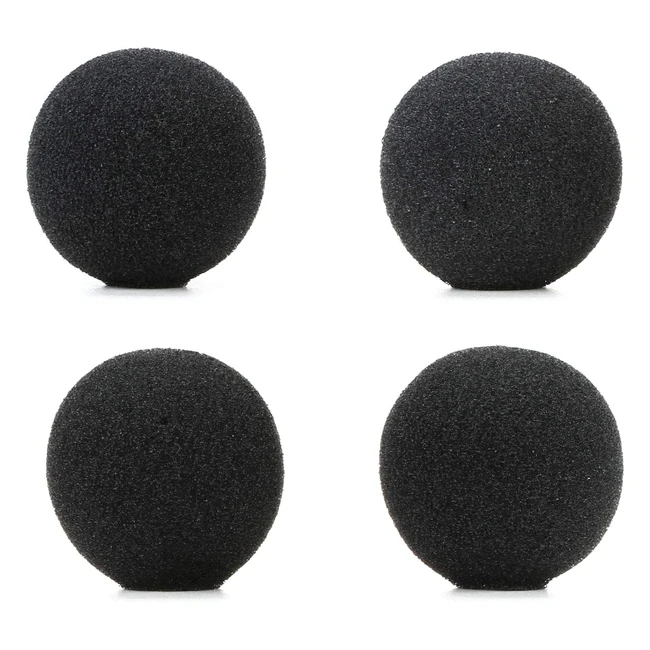 Lot de 4 pare-brises en mousse Shure RK355WS pour SM93 - Noir