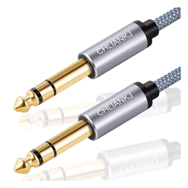 Cable Jack Guitarra 6.35mm a 6.35mm 2m - Calidad Sonido Inigualable