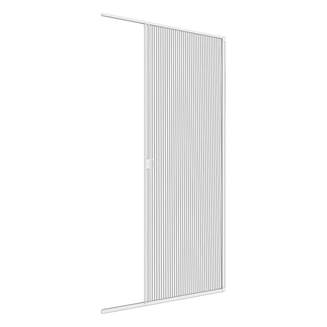 Windhager Insektenschutz PlisseeTür Expert Fliegengitter Alurahmen 120x240cm weiß 03955