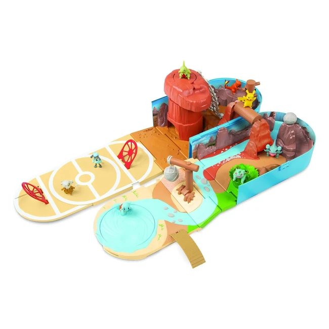 Bizak Playset Desierto Pokemon Transformable 63222836 - Juega con tus Pokemon