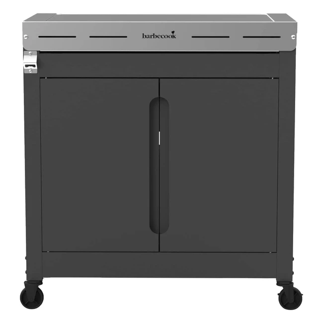 Barbecook Premium Buddy Outdoor Grilltisch 84 x 46 x 90 cm - Stauraum & Flaschenöffner