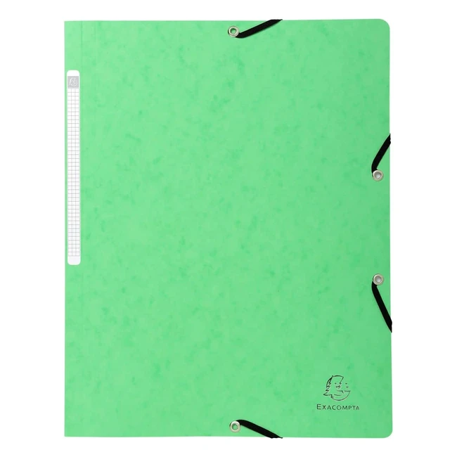 Carpeta Exacompta 5563E Verde Claro - Ideal para Oficina, Escuela y Casa