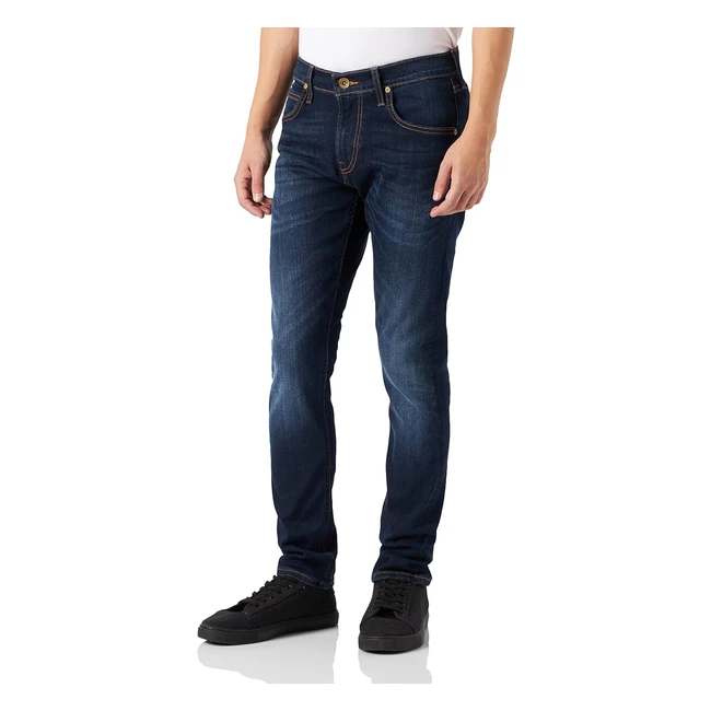 Lee Men's Luke Jeans Blue True Authentic GCby 33W 30L Slim Fit Stretch Denim