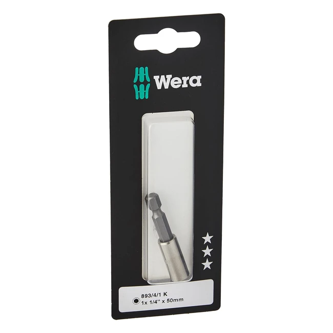 Adaptateur universel Wera 89341 K pour embouts 14 x 50 mm