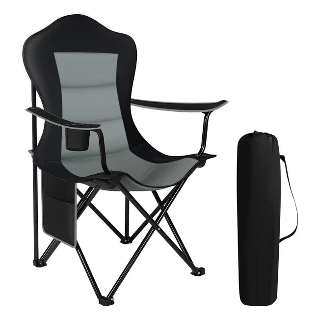WOLTU Campingstuhl klappbar leichter Klappstuhl fr Outdoor Angelstuhl 150 kg belastbar