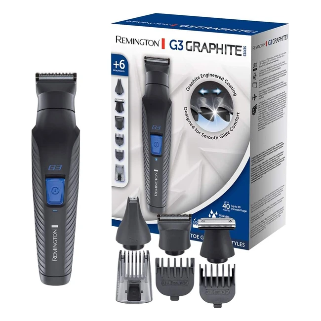 Recortadora de Barba y Cortapelos Remington G3 Graphite Series - PG3000