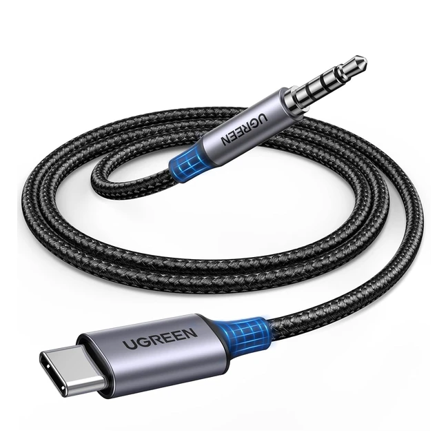 UGREEN USB C auf 3,5mm Klinke Adapterkabel DAC Chip iPhone Samsung Huawei iPad Pro Air Galaxy S23 S22 S21 1m