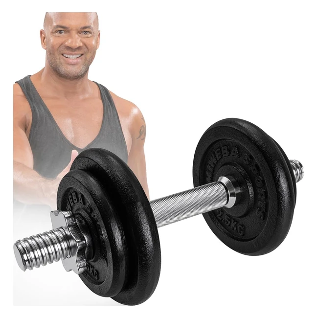 miweba sports Hantelset MKH110 10 kg 20kg Kurzhanteln Frauen und Männer