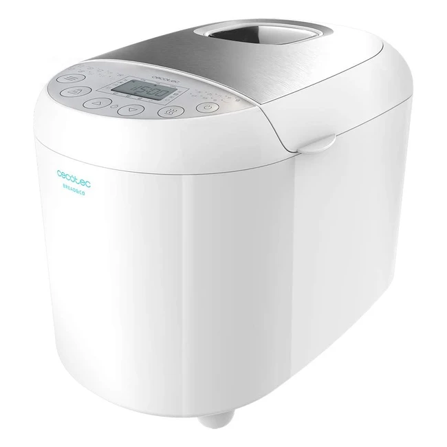 Macchina per il Pane Cecotec Breadco 1000 - 19 Programmi - 1kg - Vaschetta Lavabile - Ricettario