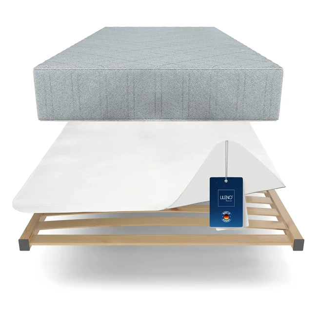 Lileno Home Matratzen Anti Rutsch Matte 90x200 cm - Vlies Matratzenschoner - Waschbar