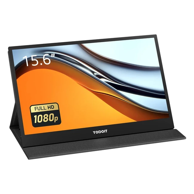 Monitor Portatile Yodoit 156 1920 1080 FHD IPS USB Tipo C Altoparlanti Integrati