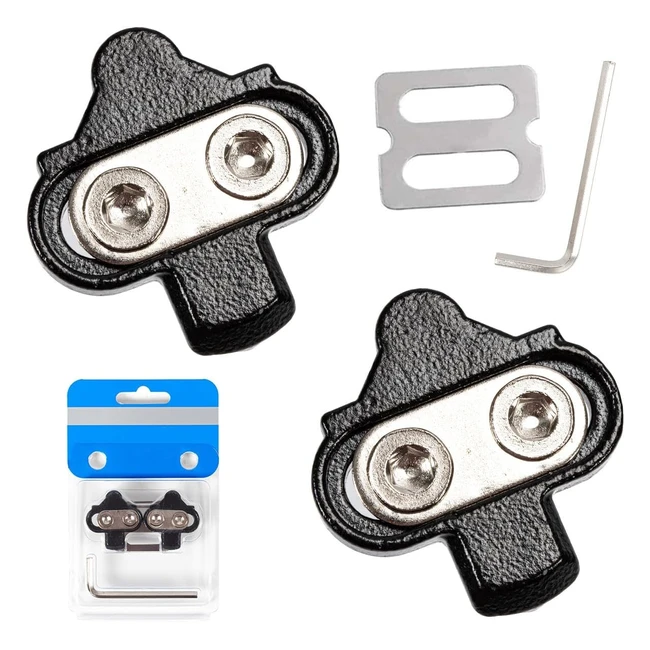 Calas Tacos Bicicleta Shimano SPD SH51 MTB Look Carretera - Juego 2 Piezas