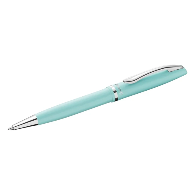 Penna Sfera Pelikan Jazz Pastel Menta Blu Rotazione Clip Elastica