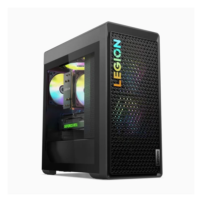 Lenovo Legion Tower 5 Gaming Desktop PC Ryzen 7 7700 32GB RAM 1TB SSD RTX 4070 Win11 QWERTZ