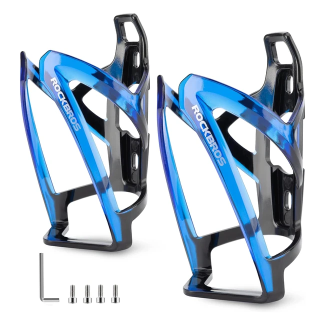 Portabidón de Bicicleta RockBros Soporte para Botella de Agua Ligero MTB Carretera Fixie PC 2pcs