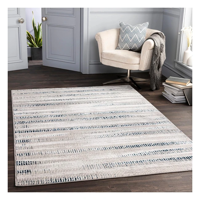 Surya Bolzano Abstract Rug - Modern Marble Design - Large 120x170cm - Soft & Luxurious