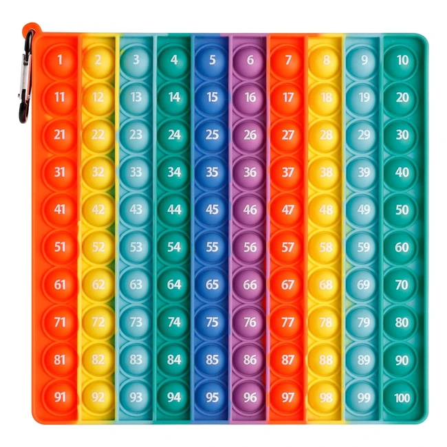 Gioco Antistress Push Pop Bubble Gigante 20cm - Meinraum - Set Sensory Toys per Bambini e Adulti