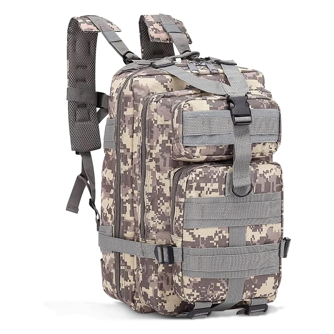 Mochila Militar Táctica 30L Pilistar - Gran Capacidad - Molle - Asalto - Senderismo