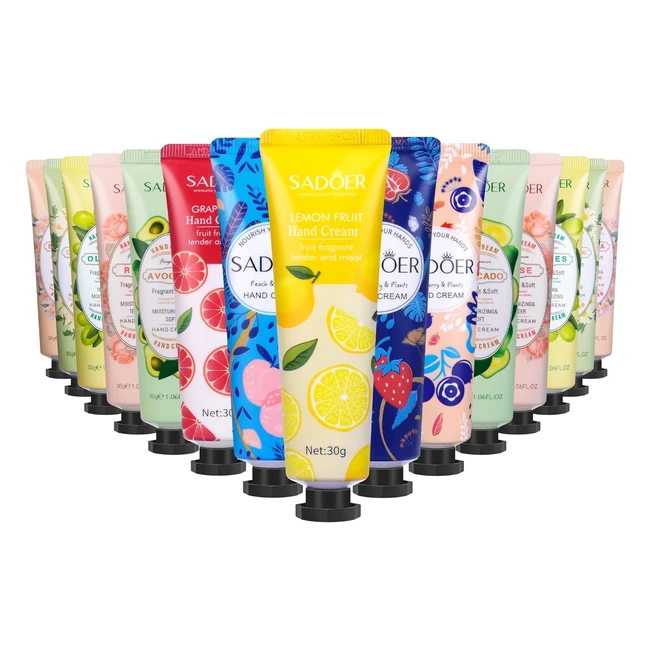 Set 15 creme mani Weenschenk 10 essenze vegetali idratanti regalo Natale