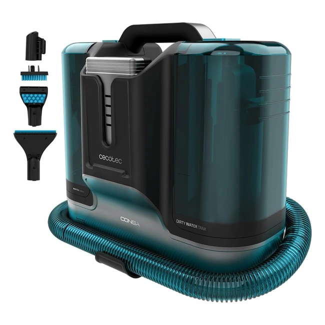 Aspirapolvere multiuso Conga CarpetSpot Clean Liberty XL 150W - Autonomia 30m - 2 serbatoi acqua pulita/sporca - Spruzzatore acqua - Accessorio finestre