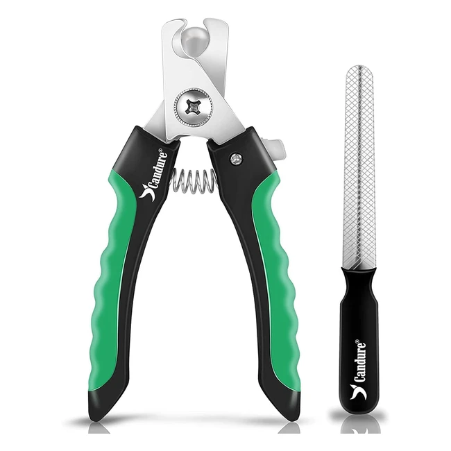 Candure Stainless Steel Dog Cat Nail Clipper - Premium Design for Small Animals - #PetGrooming