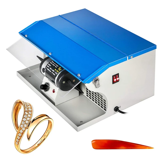 Lucidatrice per gioielli Vevor 220V 200W - Velocità 8000 RPM - Lucidatore da banco a velocità variabile - Materiali alluminio cromo dentali acrilici