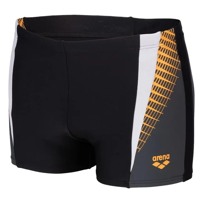 Arena Short de Bain Hommes Threefold Short - Séchage Rapide - Résistant Chlore/Sel - Maxfit Eco - Protection UV UPF 50