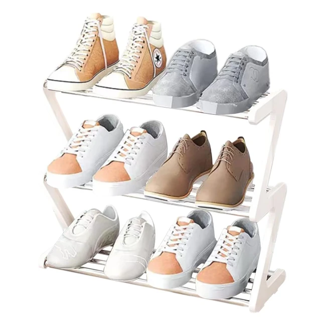 Scarpiera Piccola a 3 Livelli Organizzatore Stretto 42 19 35cm Niawecan