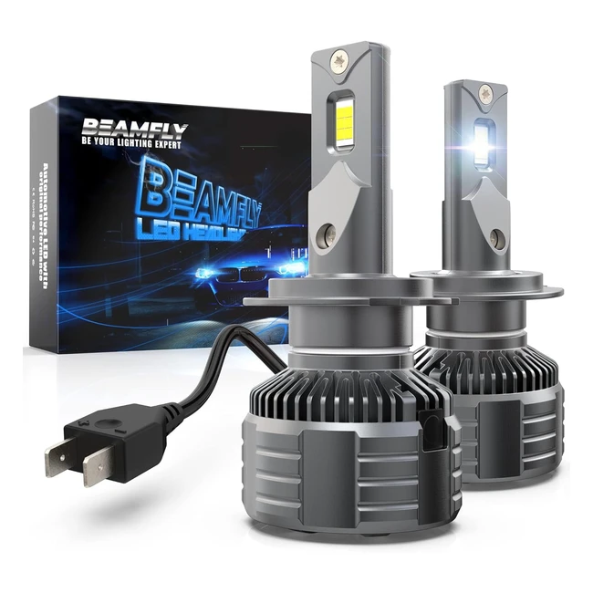 Ampoules LED H7 Beamfly 19000lm - Feux Avant Voiture 6000k