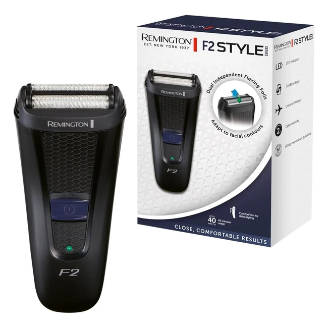 Remington Afeitadora de Lminas Style Series F2 Recargable Inalmbrica - F2002