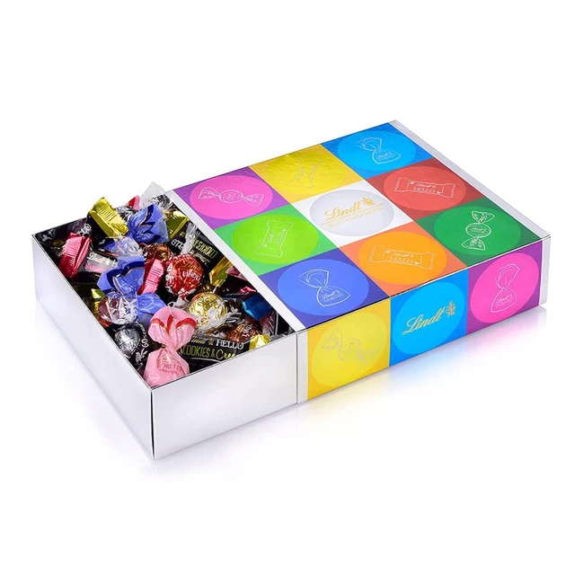 Lindt Schokolade Bunte Mischung 815 g Box Lindor Bälle Hello Mini Sticks Fioretto verschiedene Sorten