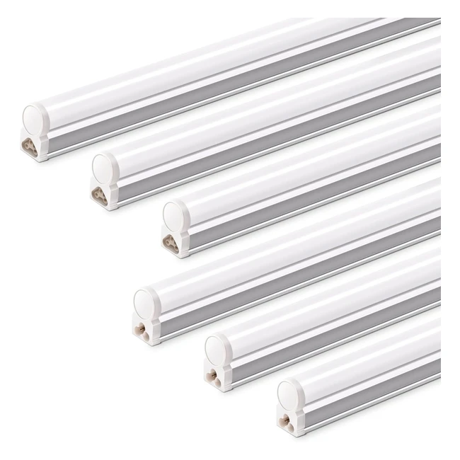 Barrina T5 LED Licht 117 cm 20 W 2200 lm 6500 K Super Hell Weiß Kellerlampe LED Röhrenlampe für Küche Wohnzimmer Schlafzimmer Esszimmer Balkon Flur Garage Keller anschließbar