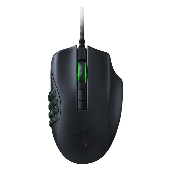 Razer Naga X MMO Gaming Mouse 16 Programmable Buttons 2nd Gen Optical Switches