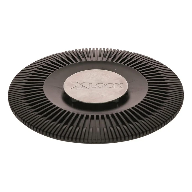 Bosch Plato Soporte Duro Xlock 125mm Negro - Amolado Grueso y General Pesado