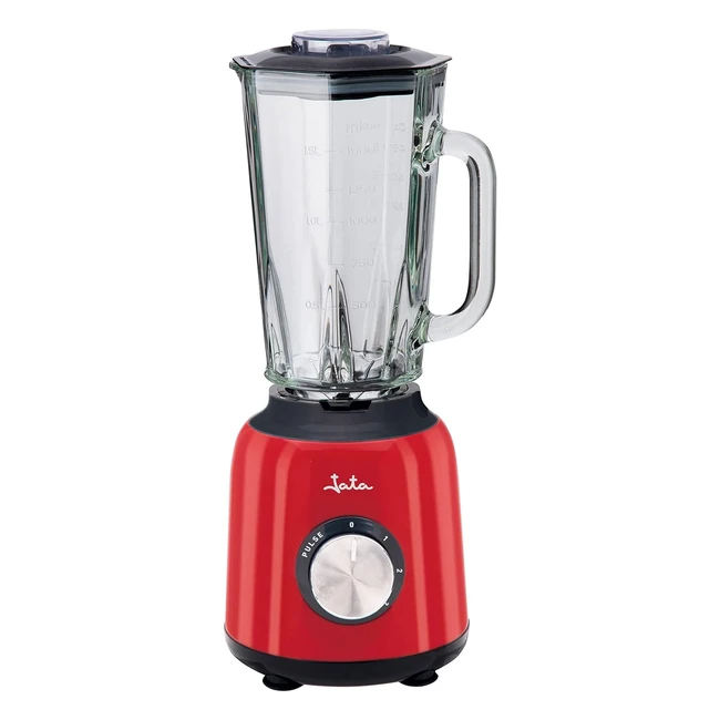 Batidora de Vaso Jata BT795 1500W Capacidad 1.5L 6 Cuchillas Extralargas