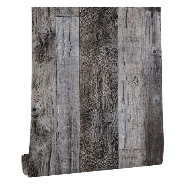 Papier Peint Autocollant Aspect Bois Vintage - MyForHD - Réf.1234 - Imperméable